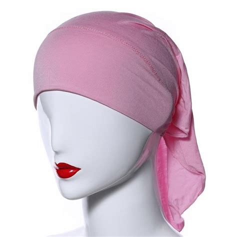 Shop Generic 20 Colors Ramadan Modal Muslim Women Inner Hijab Caps Islamic Underscarf Hats Ninja