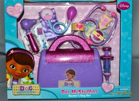 Disney Doc Mcstuffins Doctors Dr Bag Medical 7 Pc Set Pretend Play Toy