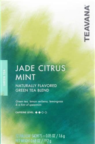 Teavana Jade Citrus Mint 12 Ct 05 Oz Kroger