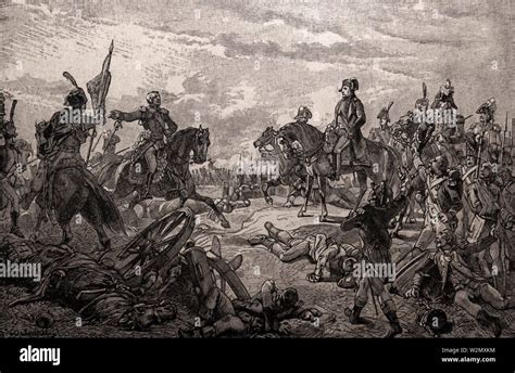 History Napoleon Bonaparte At The Battle Of Austerlitz Stock Photo Alamy