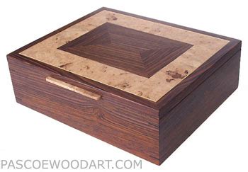 Handcrafted Wood Boxes using Cocobolo