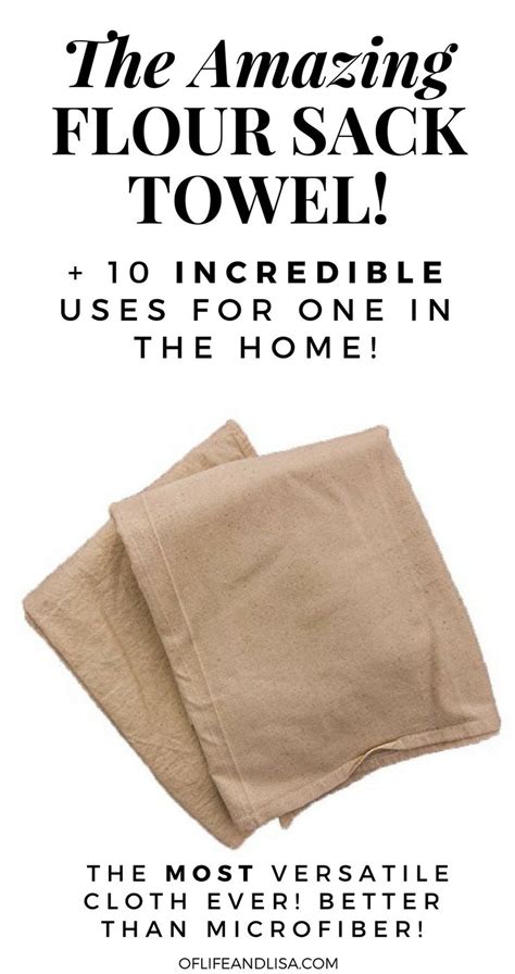 10 Amazing Household Uses For Flour Sack Towels Of Life And Lisa