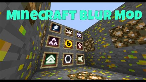 Minecraft Mod Showcase The Blur Mod Youtube