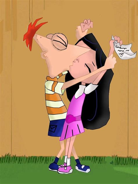 phinbella kiss by astrid1922 on deviantart phineas and isabella phineas and ferb cute couple