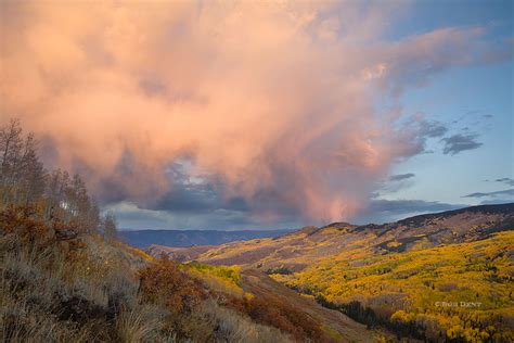 Sunset Colors Over Capitol Creek Photo Gallery Bob Dent Photography