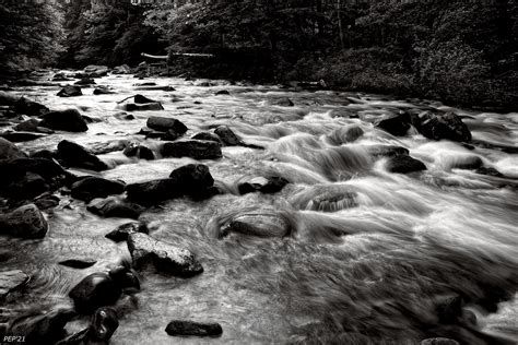 Black And White River Phil Perkins Photography