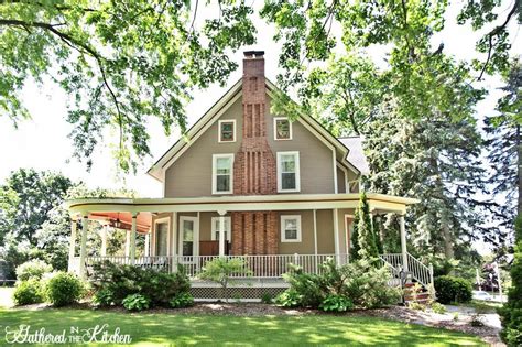 1886 Victorian Farmhouse Exterior Gathered In The Kitchen 5