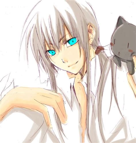 119 Best Images About Anime Boys With White Hair ♡ On