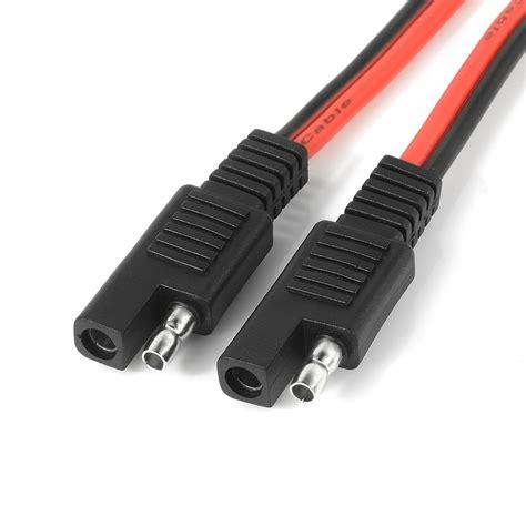 Sae To Sae V Dc Power Awg Extension Cable Long Solar Wd Battery Charging M Ebay
