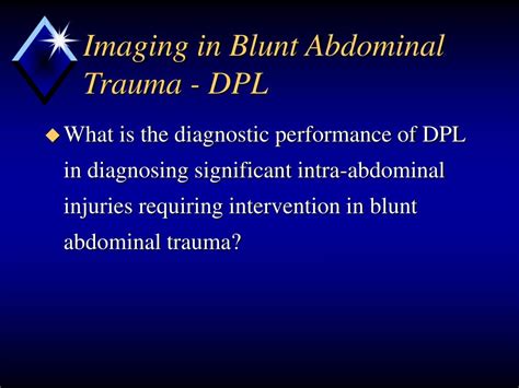 Ppt Imaging In Blunt Abdominal Trauma Powerpoint Presentation Free