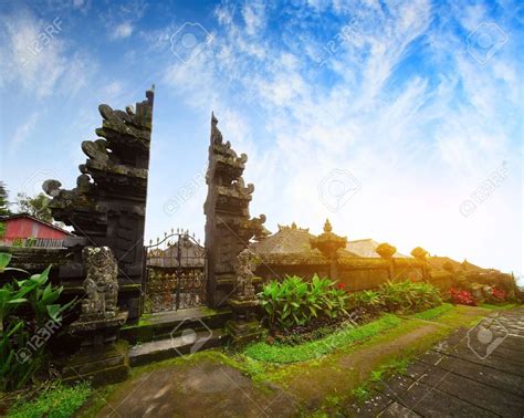 Stock Photo Hindu Temple Pura Besakih Bali Indonesia Sacred