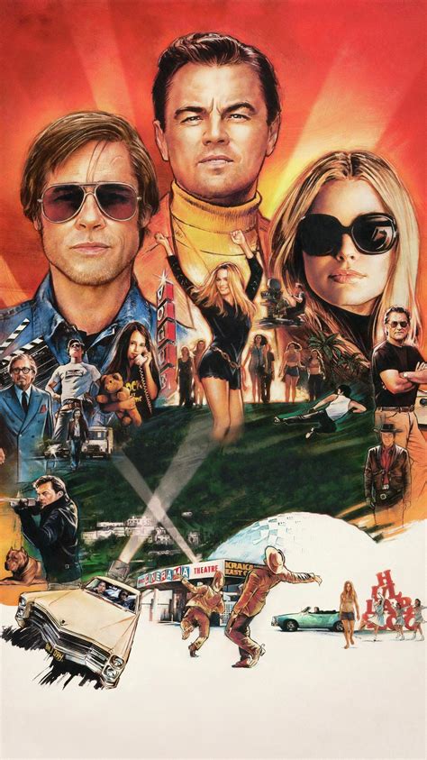 Once Upon A Time In Hollywood 2019 Phone Wallpaper