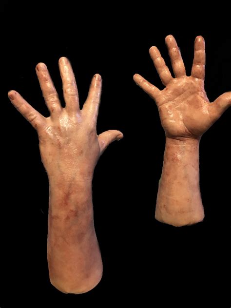 Silicone Pair Of Arms Body Parts Halloween Prop The Horror Dome