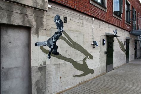 Mystifying Illusions Of People Walking Sideways On Walls