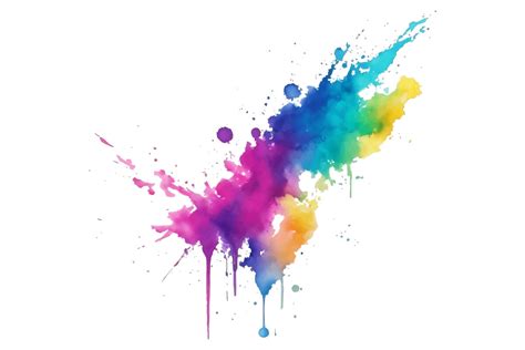 Colorful Ink Splash Paint Splatter Graphic By Pixeness · Creative Fabrica