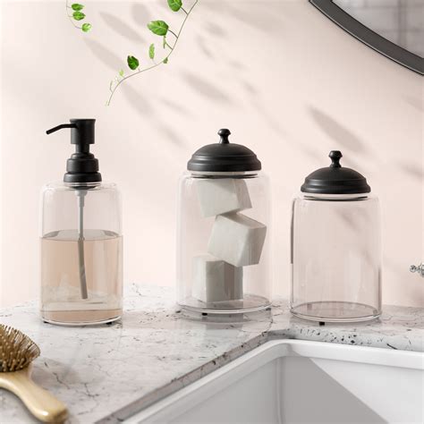 Shop for bathroom accessories sets online at target. Clear Glass Bathroom Accessories Set - Home Sweet Home ...