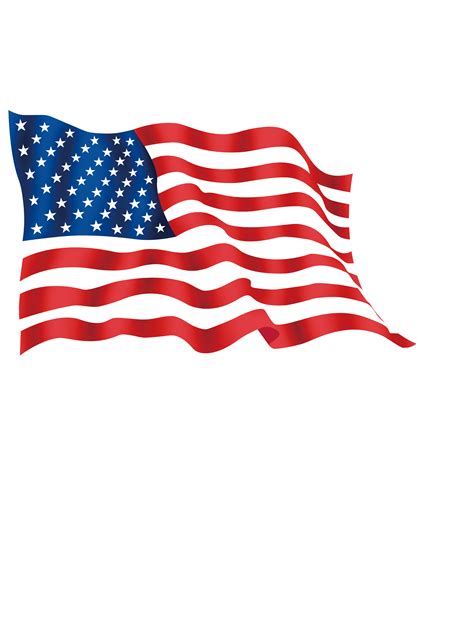American Flag Clipart No Background Meme Image