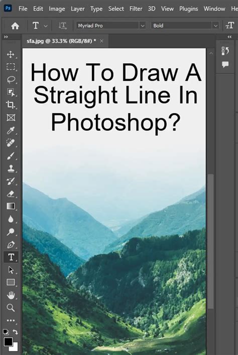 How To Draw A Straight Line In Photoshop 3 Methods