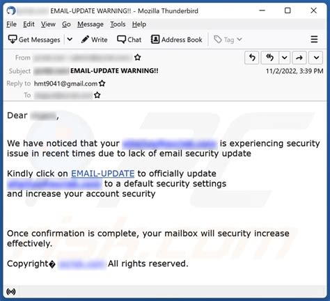 Email Security Update Scam Removal And Recovery Steps Updated