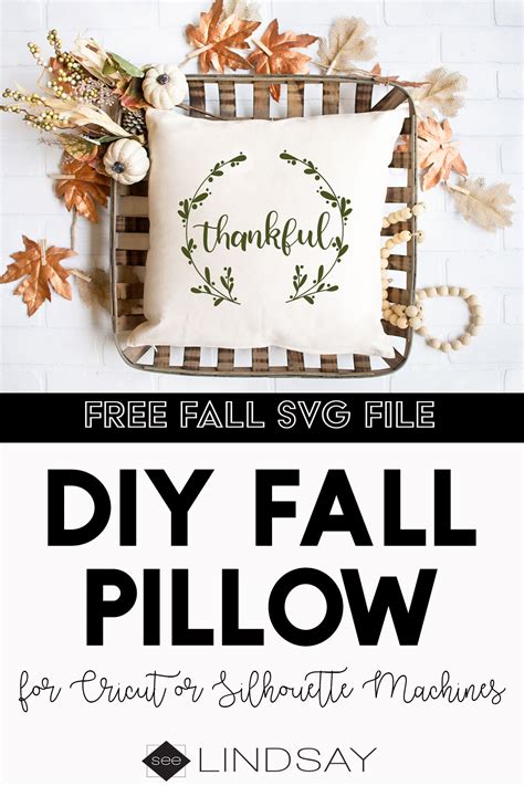 Download FREE Thanksgiving SVG file | DIY Fall pillow ideas ...