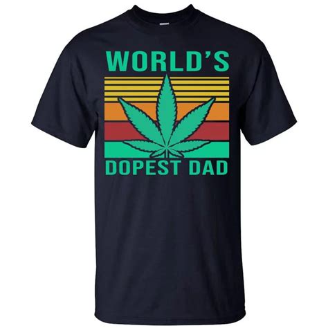 Worlds Dopest Dad Funny Retro Tall T Shirt Teeshirtpalace