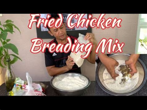 How To Make Breading Mix For Fried Chicken Original Recipe Garlic