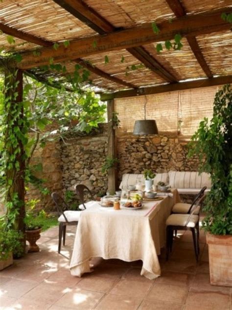 These décor ideas will turn a boring and sluggish patio into a homey space for you to. 79 Cozy Rustic Patio Designs - DigsDigs