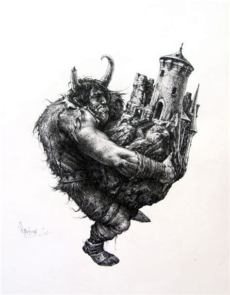 "Giant drawing" by Filip Burburan. | Pictures to draw, Digital art