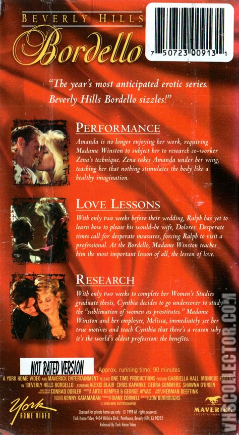 Beverly Hills Bordello Love Lessons Vhscollector Com