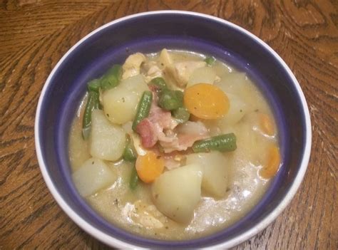 Make with chopped veggies, delicious broth. Easy Chicken Stew Recipe | Just A Pinch Recipes