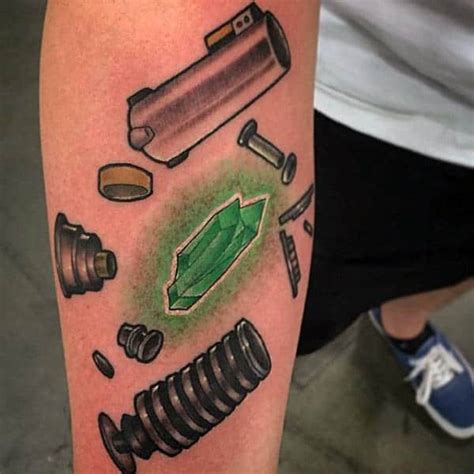 Finger tattoos, lightsaber, lightsaber tattoo, lightsaber tattoos, matching tattoo, matching tattoos, star wars tattoo. 60 Lightsaber Tattoo Designs For Men - Star Wars Ink Ideas