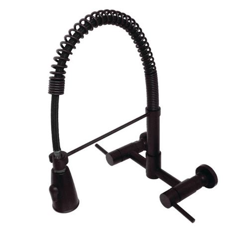 Check out our wall mount faucet selection for the very best in unique or custom, handmade pieces from our plumbing shops. Kingston Brass Modern 2-Handle Wall-Mount Pull-Down ...