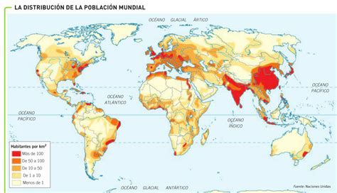 Geografía Mundial Distribución De La Población