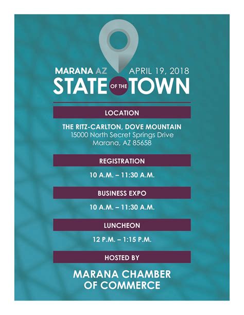 Marana State Of The Town Address And Luncheon — Town Of Marana