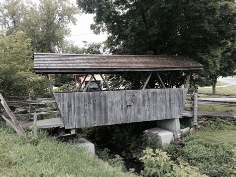 1993 Covered Footbridge In Franklin Vermont Paul Chandler July 2015