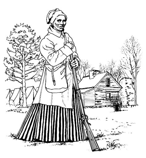 Find this pin and more on coloring pages by allison abernathy. Color Harriet Tubman Worksheets | 99Worksheets