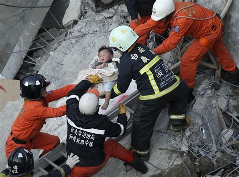 A 5.8 magnitude earthquake quickly followed by another at 6.2 struck eastern taiwan on sunday, the island's weather bureau said, with no reports of damage. Taiwan earthquake: Death toll rises to 24; rescue ...