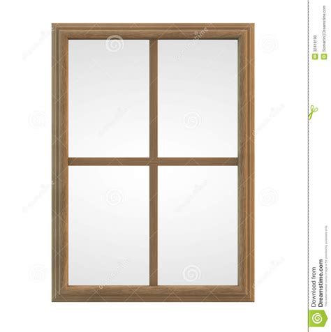 Wooden Window Frame Stock Photo Image 32418190