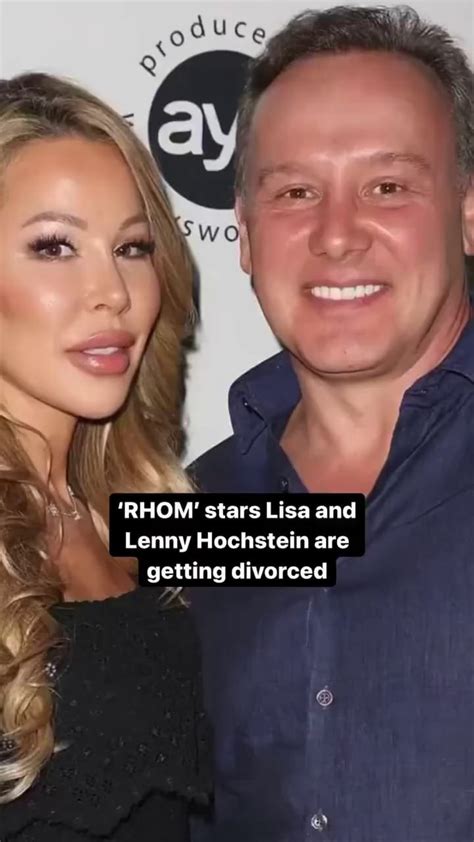 Rhom Stars Lisa And I Lenny Hochstein Are Getting Divorced Ifunny
