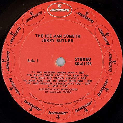 Jerry Butler The Ice Man Cometh Mercury Lp
