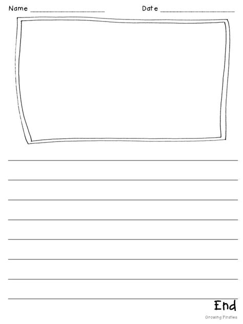 Preschool writing paper also available. writing paper template for 2nd grade - Lomer