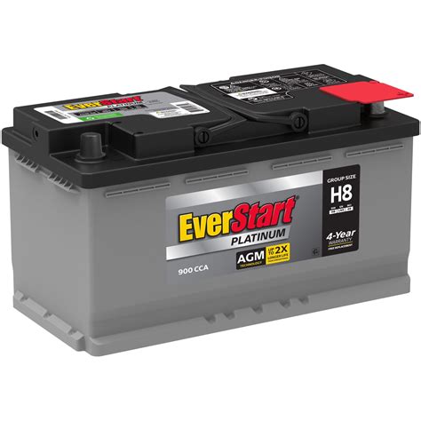 Buy Everstart Platinum Boxed Agm Battery Group Size H8 12v 900 Cca