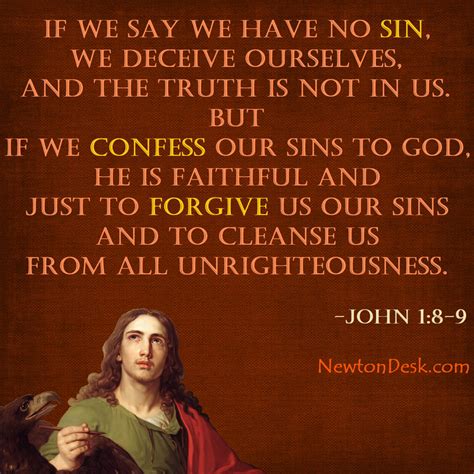 If We Confess Our Sins To God He Forgive Us John Verses Quotes