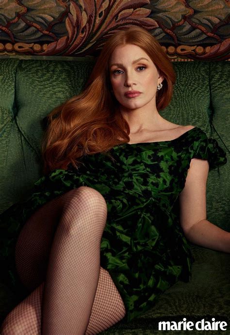 Jessica Chastain In The Good Fight For Marie Claire Holiday — Anne Of Carversville