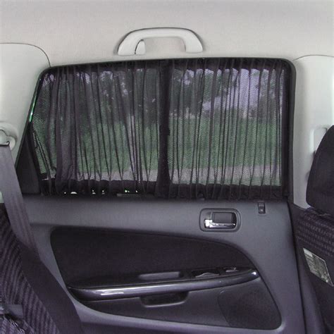 Double Aluminum Track Type Sunshade Curtains Auto Windows Car Curtains