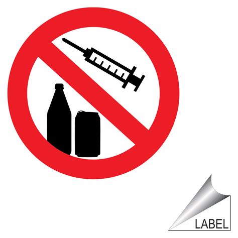 no drugs no alcohol symbol label label prohib 55 a r alcohol drugs
