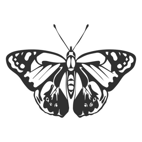 Flying Butterfly Silhouette Clip Art Transparent