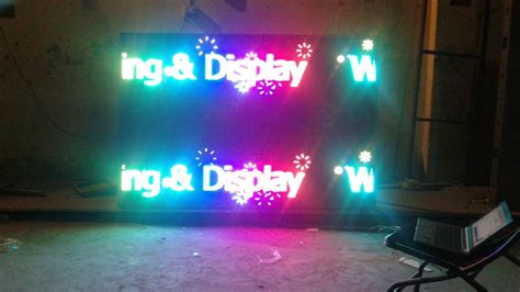 Red Led Display Board Type Of Lighting Application Outdoor Lighting