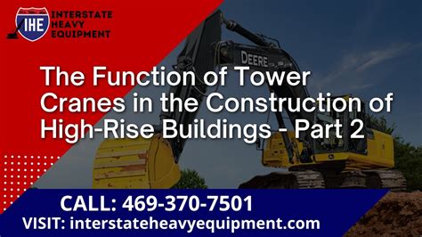 The Function Of Tower Cranes In The Construction Of High Rise Buildings