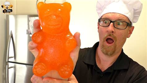 How To Make A 3 Ingredient Giant Gummy Bear Youtube